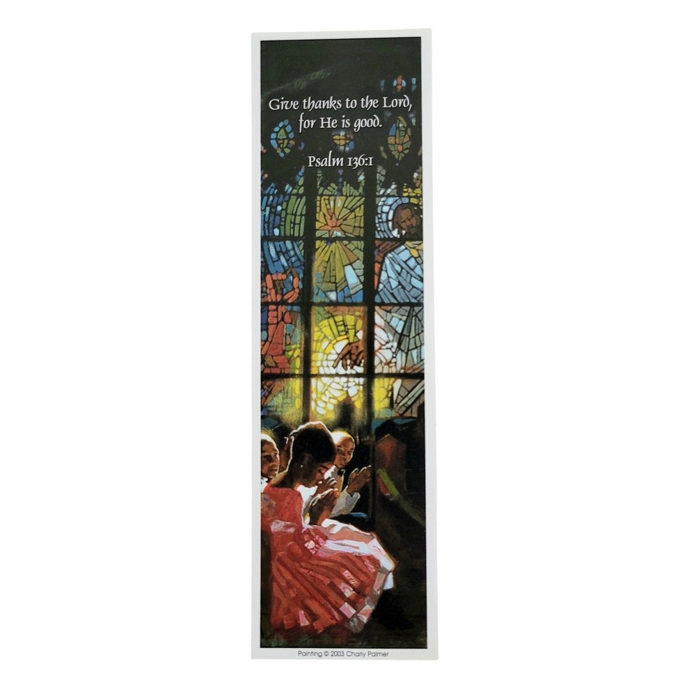 Vintage 2003 Charly Palmer Bookmark, Black Church, "4 Girls," Antioch #TCH-66478